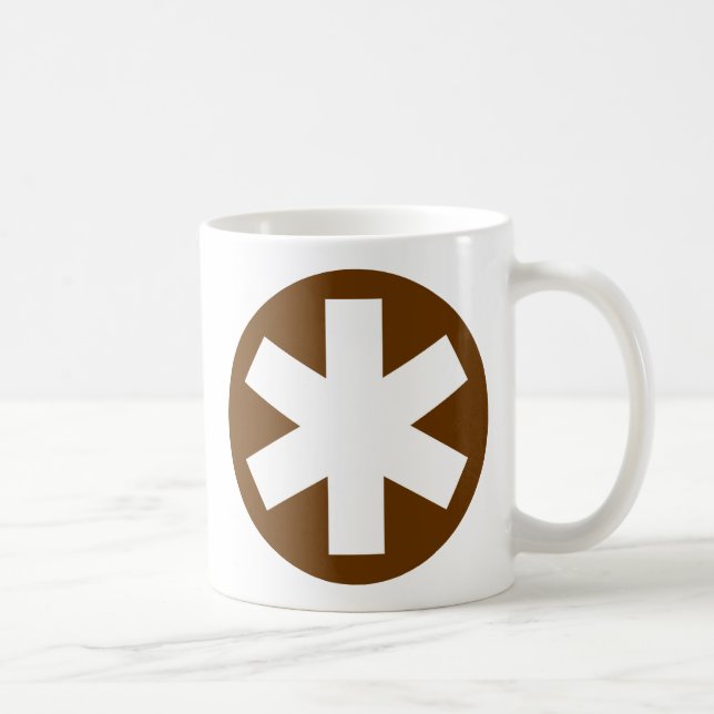 Mug Asterisk - Brown (Droite)