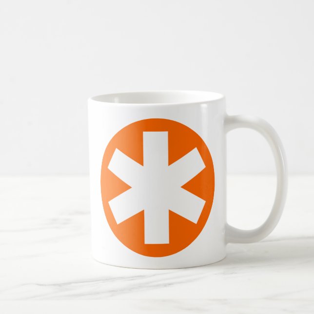 Mug Asterisk - Orange (Droite)