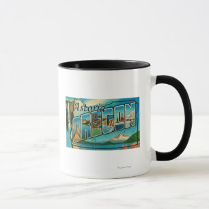 Mug Astoria, Orégon - grandes scènes de lettre