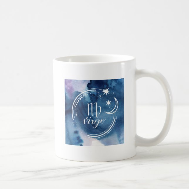 Mug Astrologie de l'aquarelle - Virgo (Droite)