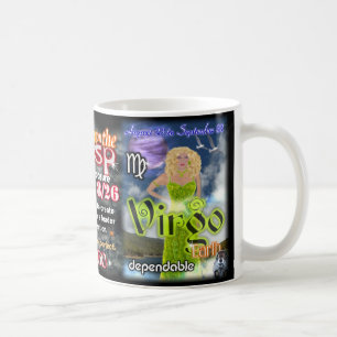 Mug Astrologie de tranchant de Vierge de Lion