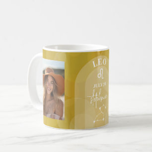 Mug Astrologie Leo Zodiac Signal Photo Personnalisé An