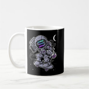 Mug Astronaut Patinage Solana SOL Crypto Coin HODL