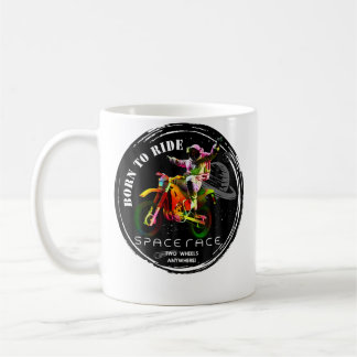 Mug Astronaute de la course spatiale à moto