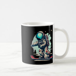 Mug Astronaute sur snowboard Astronaute drôle skiant s