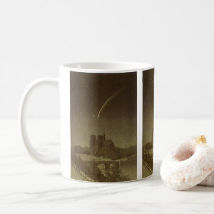 Mug Astronomie Vintage, Comète Donati au-dessus de Par