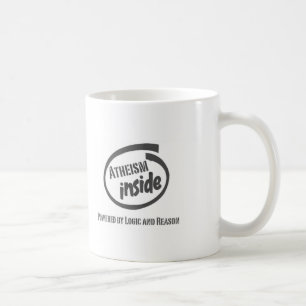 Mug Atheism Inside Powred by logic and reason