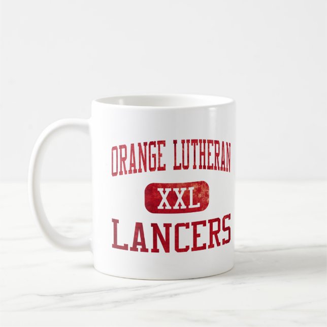 Mug Athlétisme luthérien orange de Lancers (Gauche)