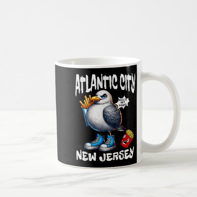 Mug Atlantic City New Jersey Seagull French Fries Funn (Droite)