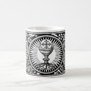 Mug Attaquez pour illustrer l'eucharistie de masse