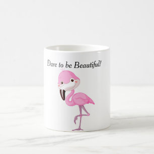 Mug Attaquez vous oser être beaux - style de Flamant