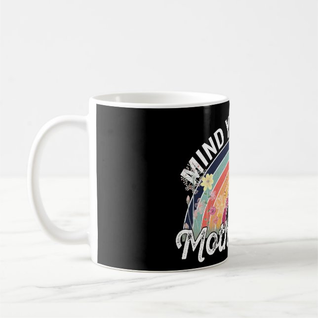 Mug Attention à votre propre maternité, cadeaux de la  (Gauche)