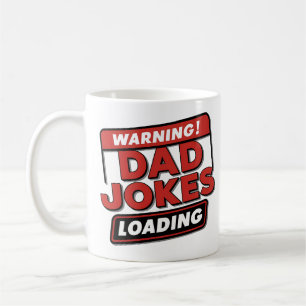 Mug Attention! Papa Blagues Chargement" - Fun & Bold C
