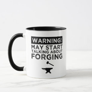 Mug Attention! Peut Commencer À Parler De La Forge
