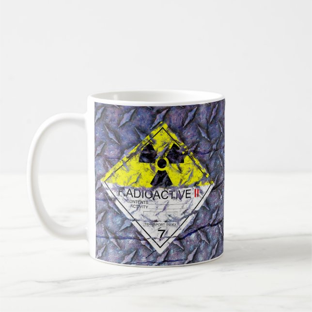 Mug Attention! Signes Cat.2 Radioactifs corrompus - (Gauche)