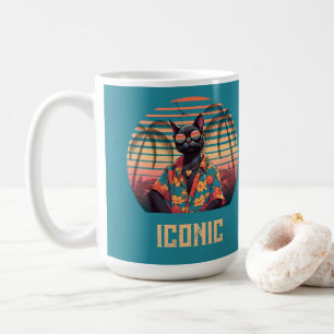 Mug Attitude de chat Tropical intemporelle