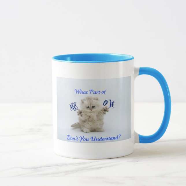 Mug Attitude de Meow de chatons (Droite)