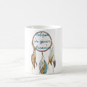 Mug Attrape-rêve Turquoise Marron