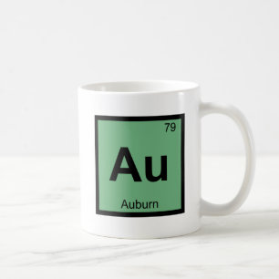 Mug Au - Auburn Maine Chimie Symbole du tableau périod
