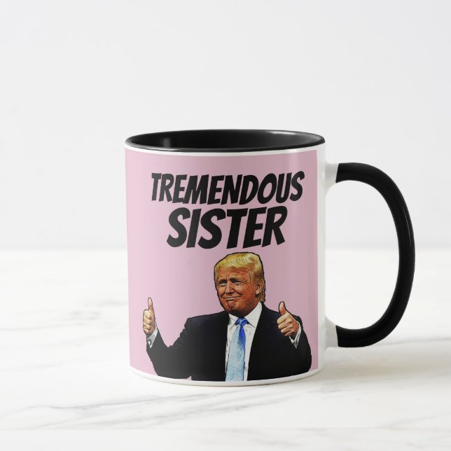 MUG AU CAFÉ DE SOEUR, FUNNY DONALD TRUMP (Droite)