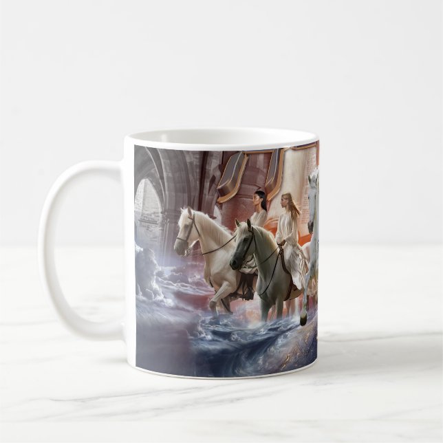 Mug au café. Les femmes chrétiennes se lèvent (Gauche)