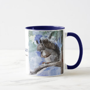 Mug au chocolat chaud écureuil
