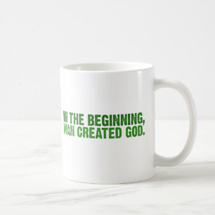 Mug Au début, l'homme a créé Dieu