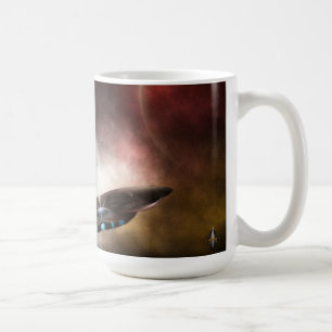 Mug Au-delà de l'espace et du temps L'art fractal