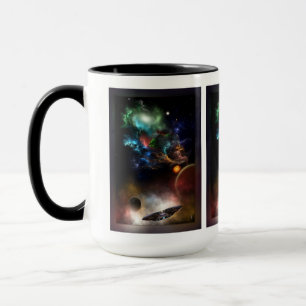 Mug Au-delà de l'espace et du temps L'art fractal II S