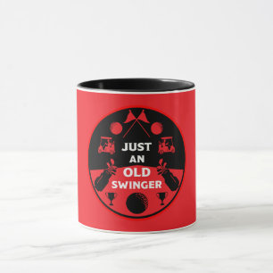Mug Au-Dessus De La Colline Golfeur D'Anniversaire