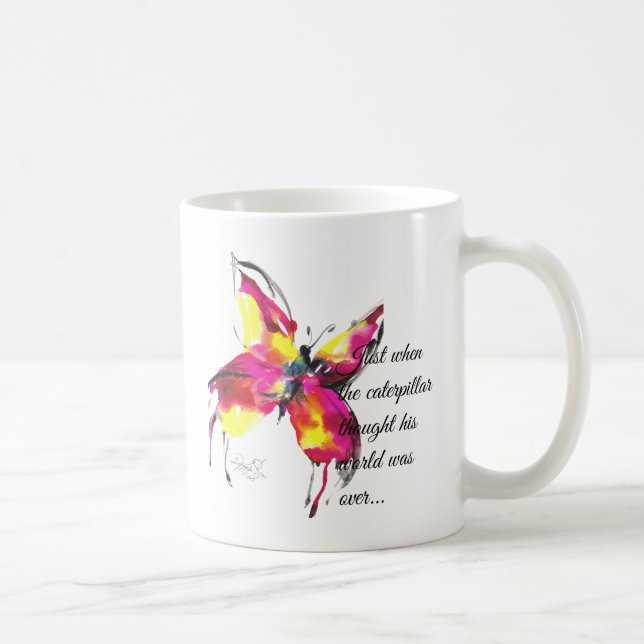 Mug Au moment même où il a pensé son monde était (Droite)