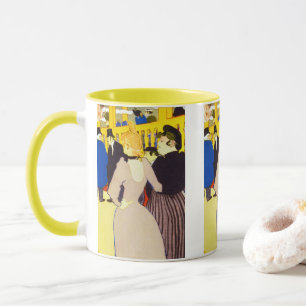Mug Au Nightclub par Toulouse Lautrec, Art Vintage