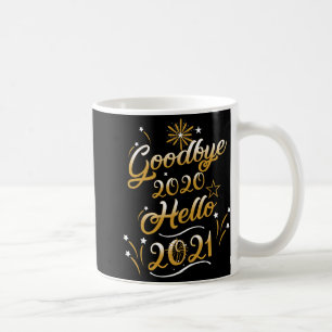 Mug Au revoir 2020 Bonjour 2021 - Bonne année 2021 