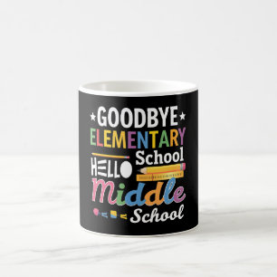 Mug Au revoir école primaire Bonjour collège
