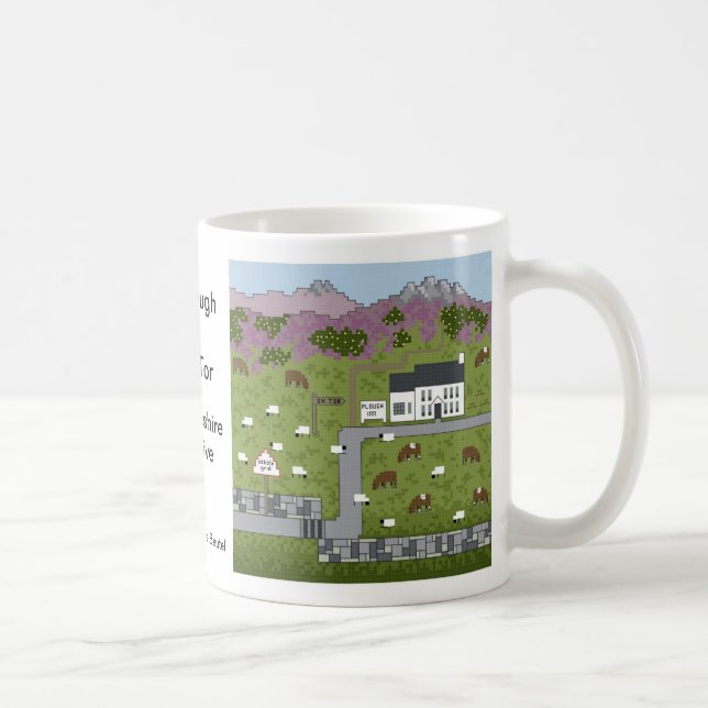 Mug Auberge de charrue au massif de roche de boeuf (Droite)