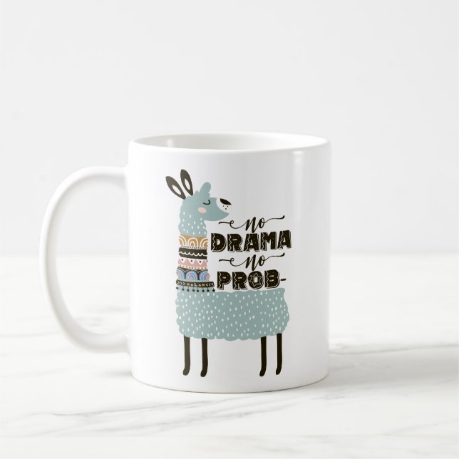 Mug Aucun drame aucun prob-lama (Gauche)