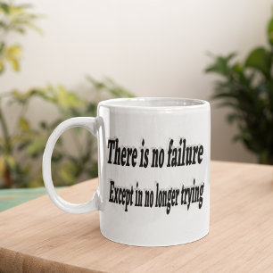 Mug Aucun échec lors de l'essai d'un devis de motivati