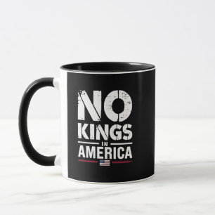 Mug Aucun roi en Amérique Drapeau patriotique américai