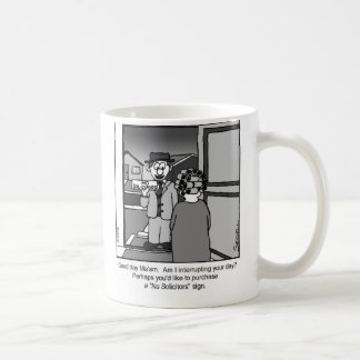 Mug Aucun vendeur de signe d'avocats-conseils