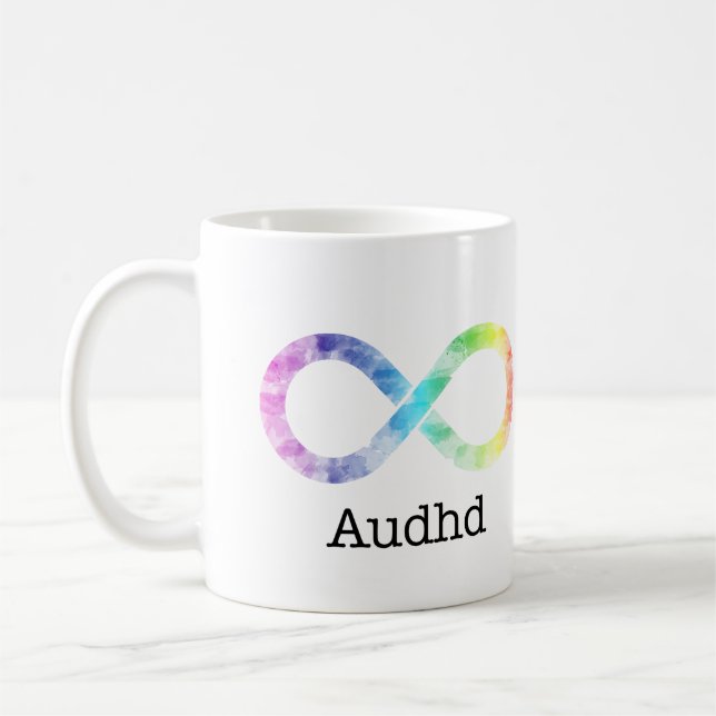 Mug Audhd (adhd et autiste), boue de neurodiversité (Gauche)