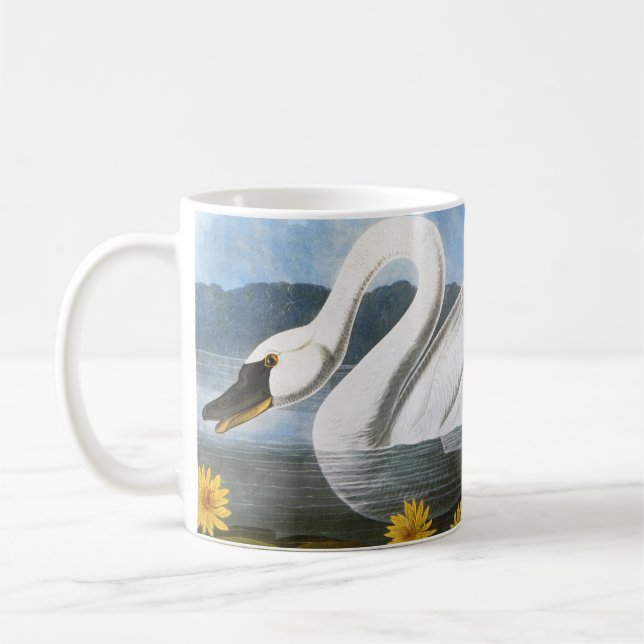Mug Audubon : Cygne commun (Gauche)