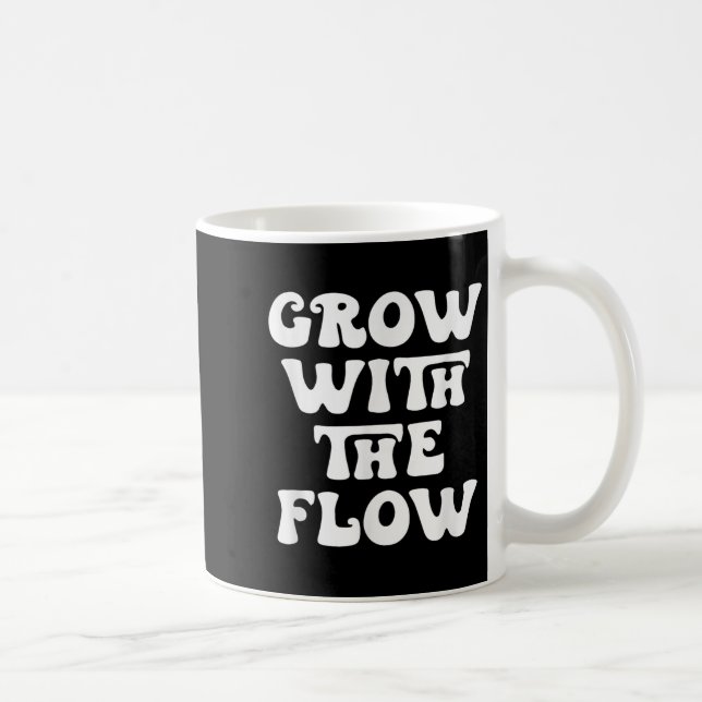 Mug Augmenter Avec Le Devis De Motivation De Flux (Droite)