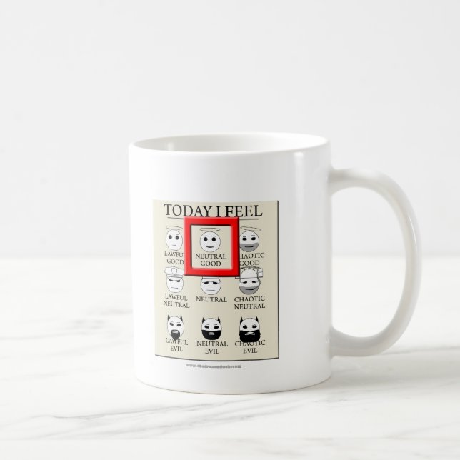 Mug Aujourd'hui je sens bon neutre (Droite)