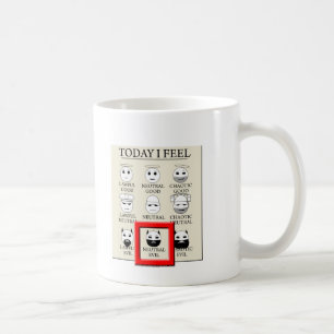 Mug Aujourd'hui je sens le mal neutre