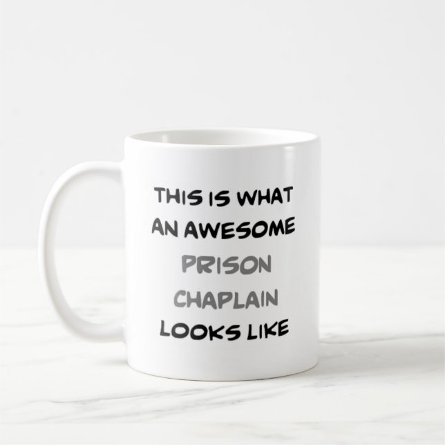 Mug aumônier de prison, génial (Gauche)