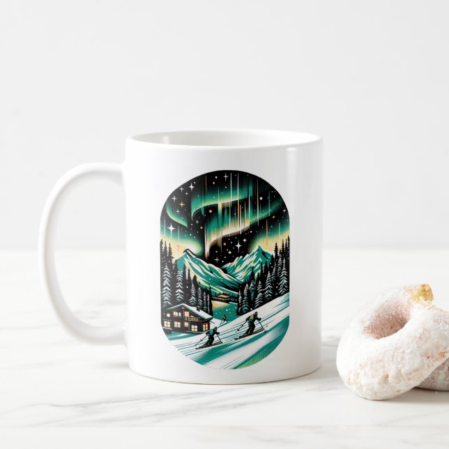 Mug Aurora Ski Adventure (Avec donut)