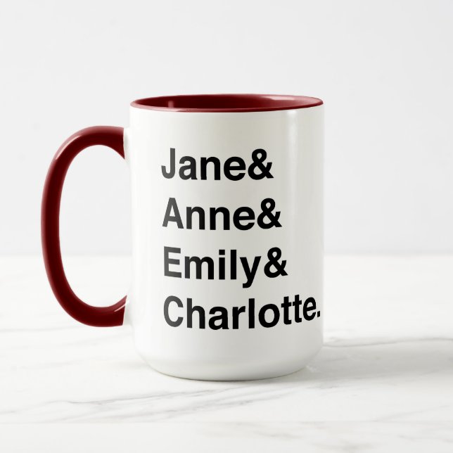 Mug Austen et Brontes (Gauche)