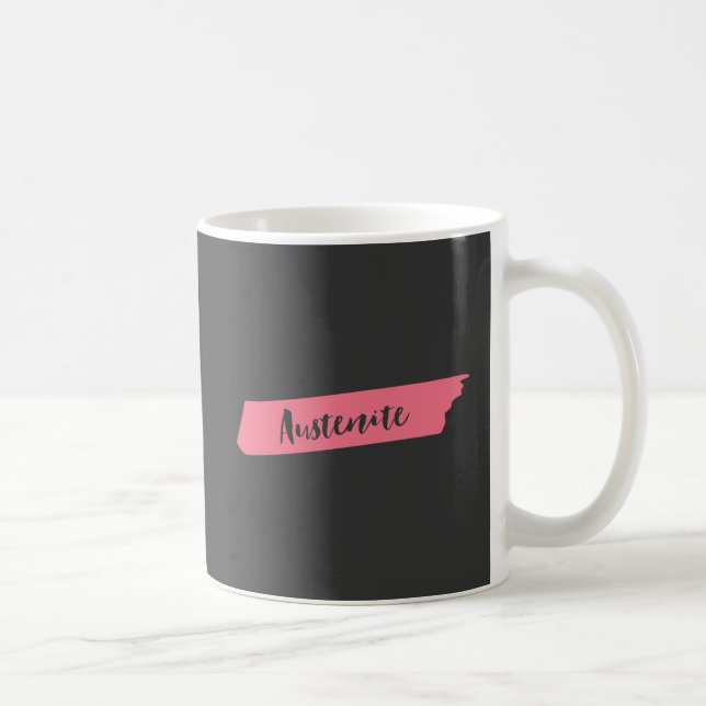 Mug Austenite de pinceau rose (Droite)