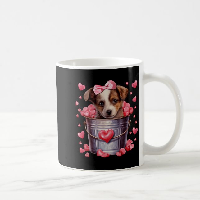 Mug Australian Shepherd Dog Valentines Puppy Love Hear (Droite)
