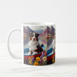 Mug Australian Shepherd on Paddle : Une aventure Pitto